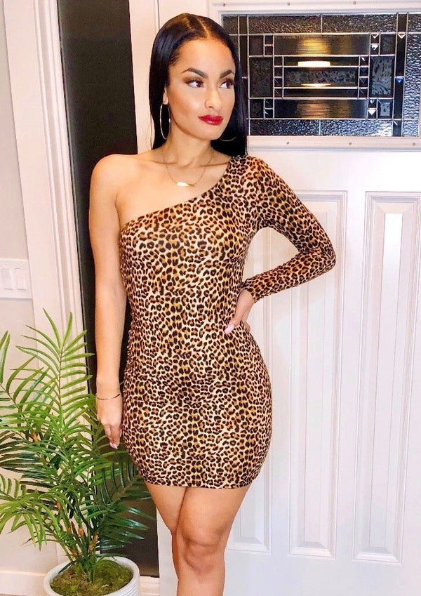Killin' Em Leopard Mini Dress