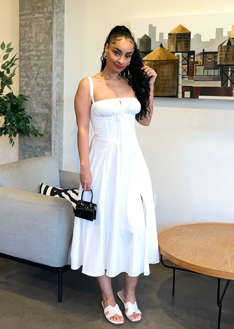 Mary Front Slit Modest Dress