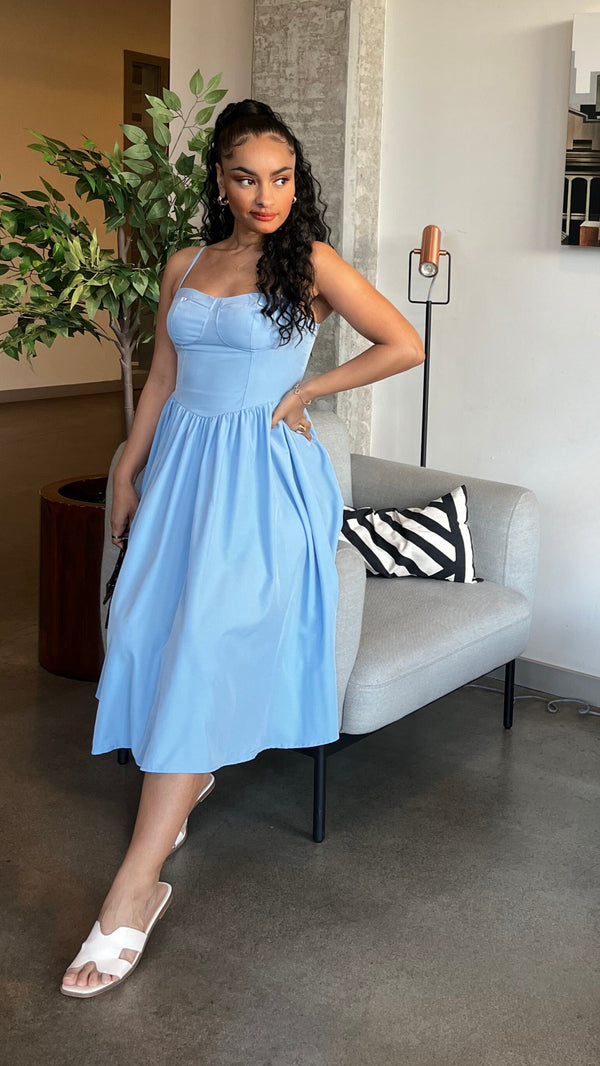 Sara A-Line Modest Dress