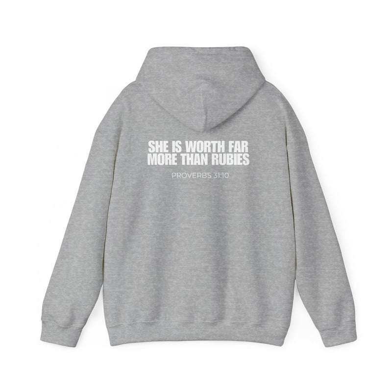 Proverbs 31:10 Hooded Sweatshirt