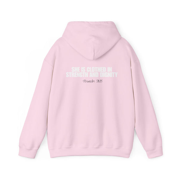 Proverbs 31:25 Woman's Hoodie