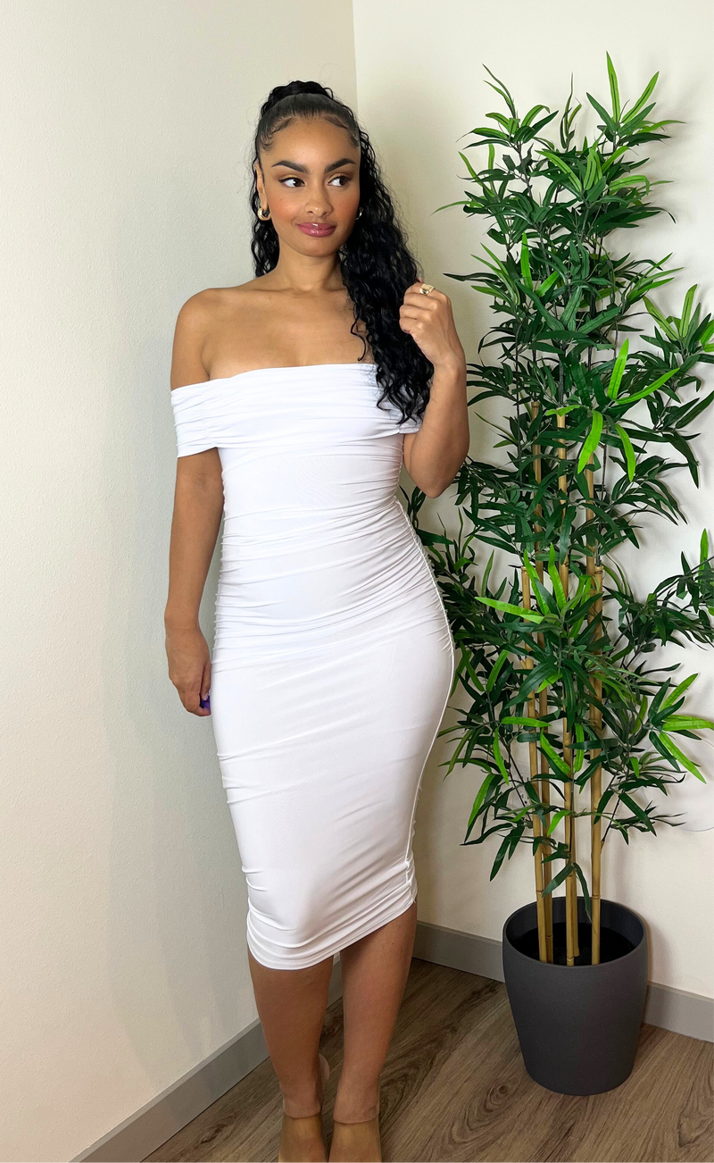 Off-The-Shoulder Bodycon Dress
